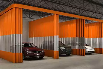 Auto Body Shop Curtains