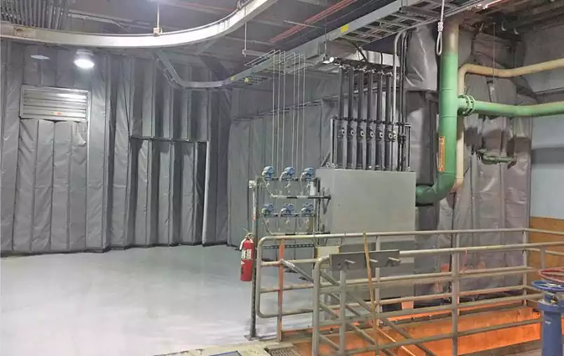 Acoustic Noise Enclosure Curtain