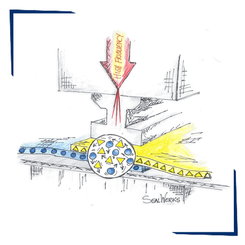 rf welding illustration
